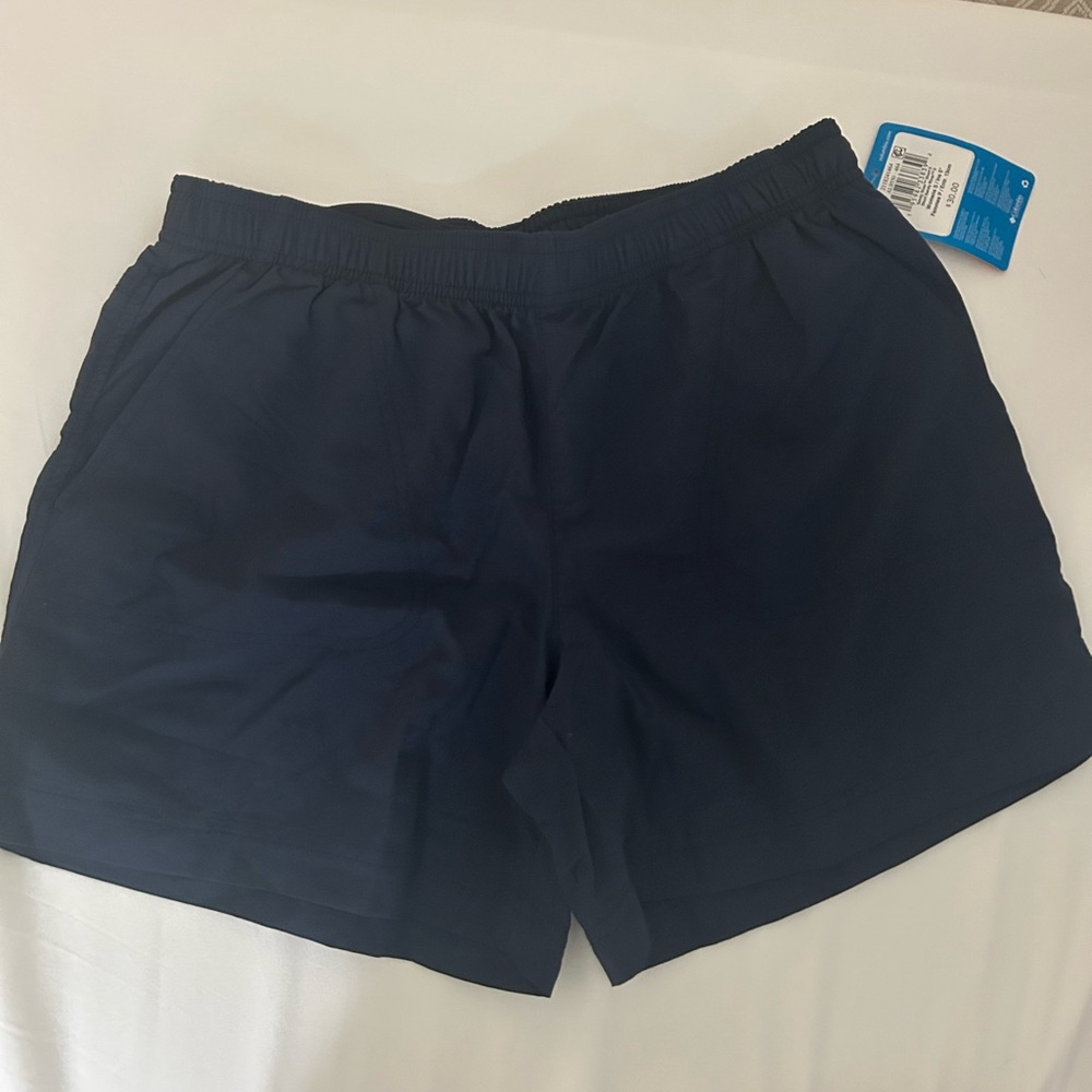 Columbia Dark Blue Regular Fit Shorts
